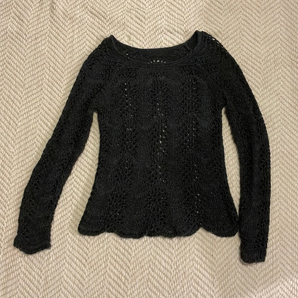 Loose knit sweater
